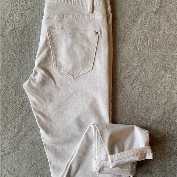 White ankle length skinny jeans - Picture 5 of 8